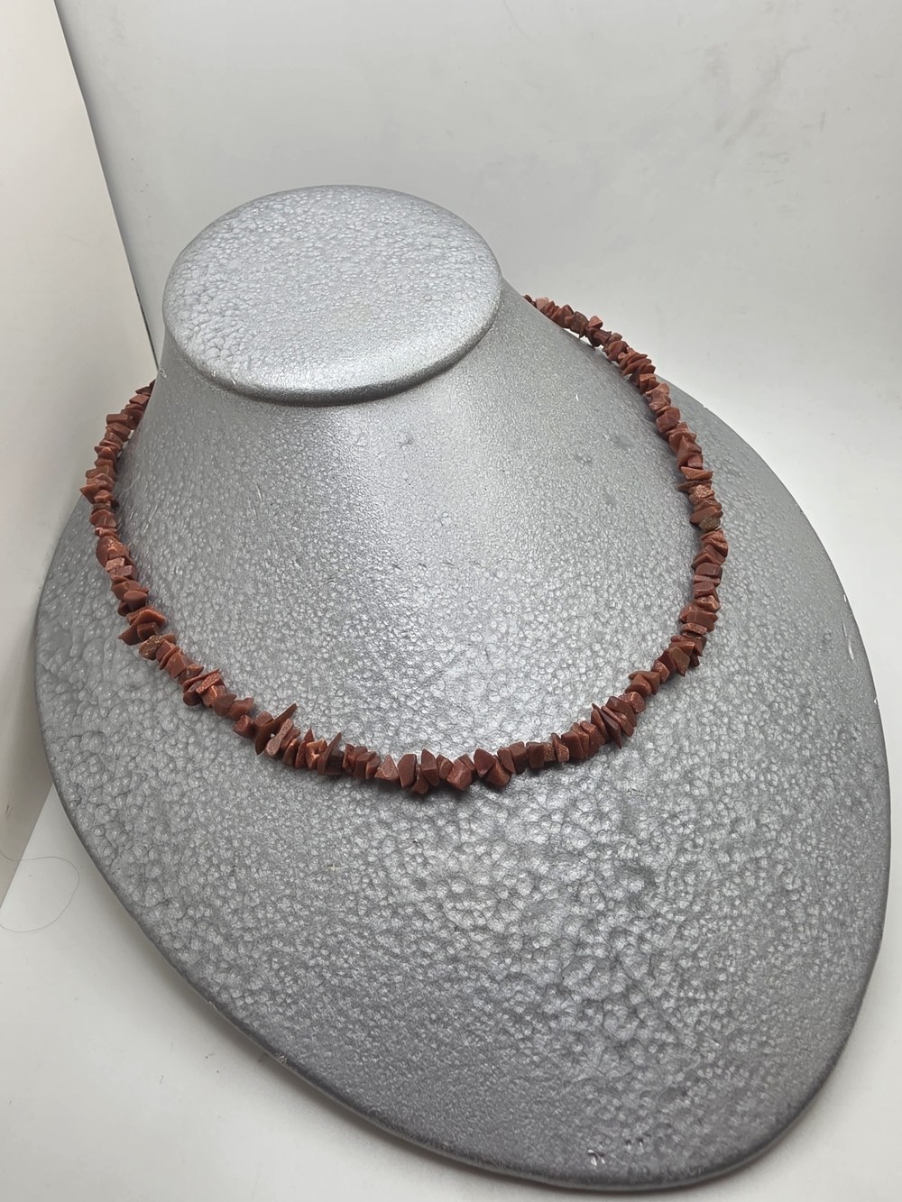 Red Jasper Chip Necklace